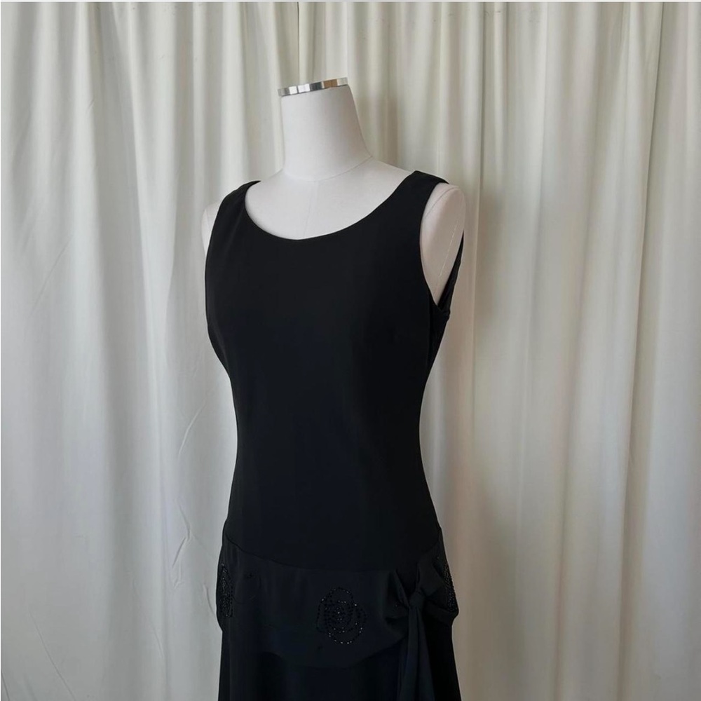 Vintage Y2K Evan-Picone black sleeveless Dress size 10. - Picture 3 of 8